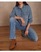 Clara Ch leicht gewaschenes Jeanshemd