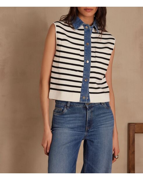 Ecrufarbene Jacke Swan