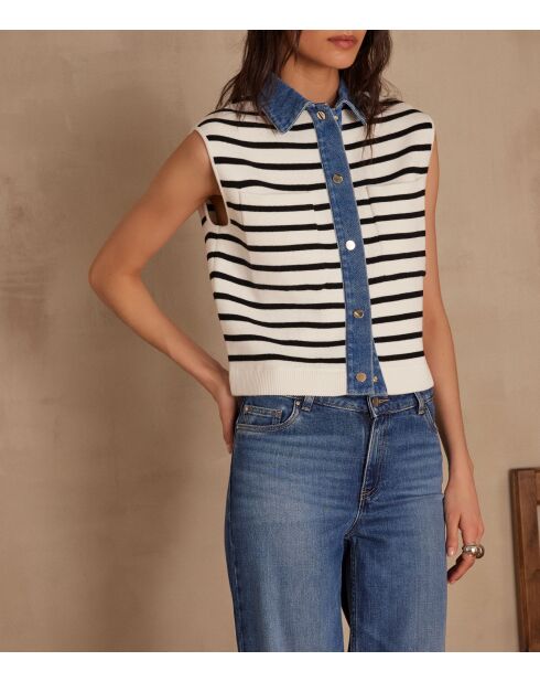 Ecrufarbene Jacke Swan