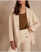 Giacca da abito Nelia B Uni color crema