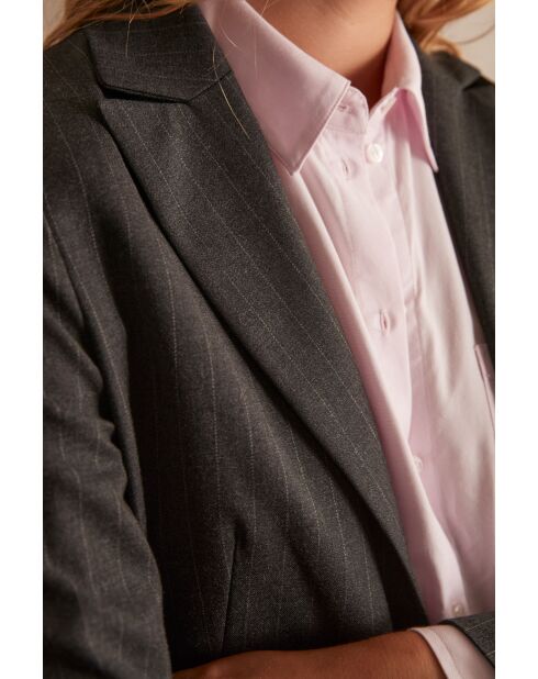 Abito Simone B a righe antracite