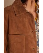 Blouson Carla Cuir Vel miel