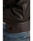 Blouson en cuir Nikita Bl noir