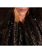 Bright B zwart glitterjack