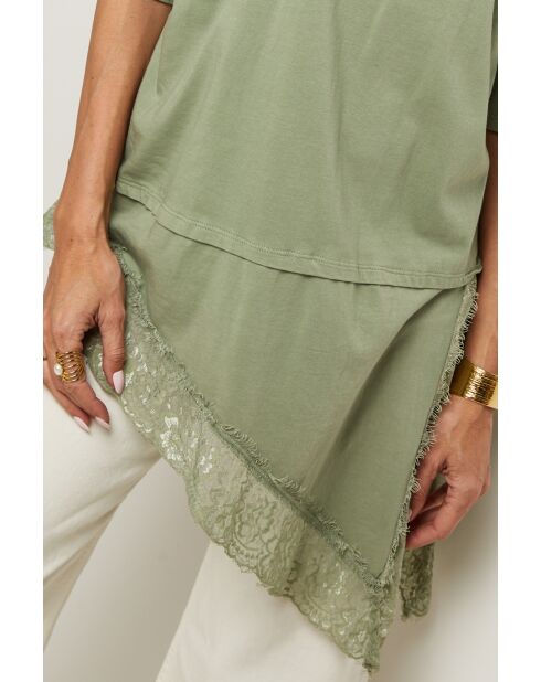 Tunique Saphira 100% Coton verte