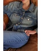 Blouson Clem Bl denim délavé clair