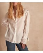 Trinity CH schlichte weiße Bluse