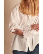 Trinity CH schlichte weiße Bluse