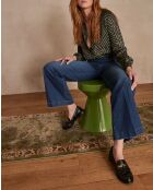 Chemisier Carla Ch imp coeur feuille