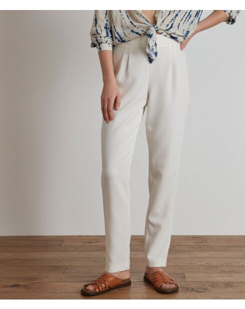 Flynn 3P Lichte crèmekleurige broek