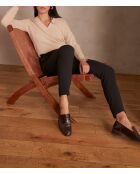 Ferdinand P Crepe schwarze Hose