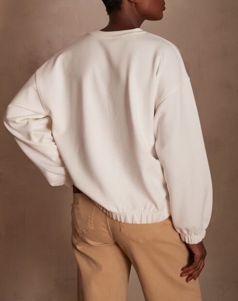 Sudadera Thelma crema