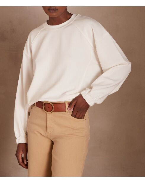 Sudadera Thelma crema