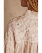 Blusa bordada color crema Persee Ch