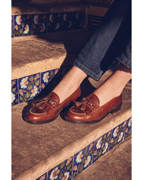 Mocassins Lison camel clair