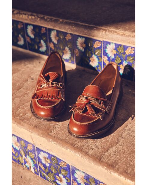 Mocassins Lison camel clair