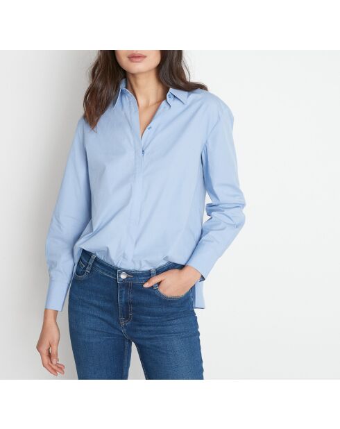 Blusa azul mediana Esmeralda CH