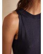 Lola tanktop in antraciet