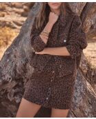 Blouson Clem Bl Pdb chocolat