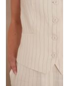 Abel Gi Gestreifte String-Jacke