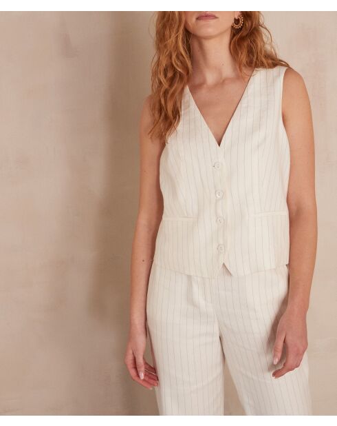 Abel Gi Gestreifte String-Jacke