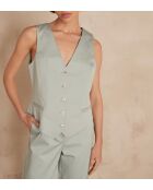 Licht smaragdgroen jack van Diane Gi Uni