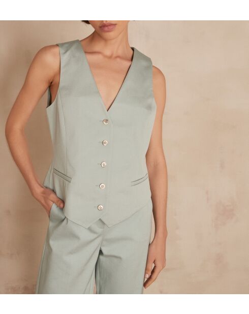 Licht smaragdgroen jack van Diane Gi Uni