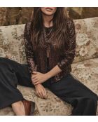 Giacca glitterata bordeaux Bright B