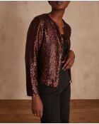 Giacca glitterata bordeaux Bright B