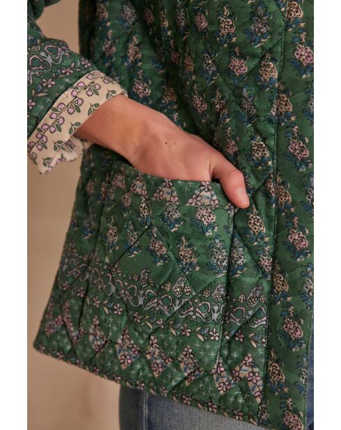 Grüne Jacke Caline B Imp aus Fichtenfell