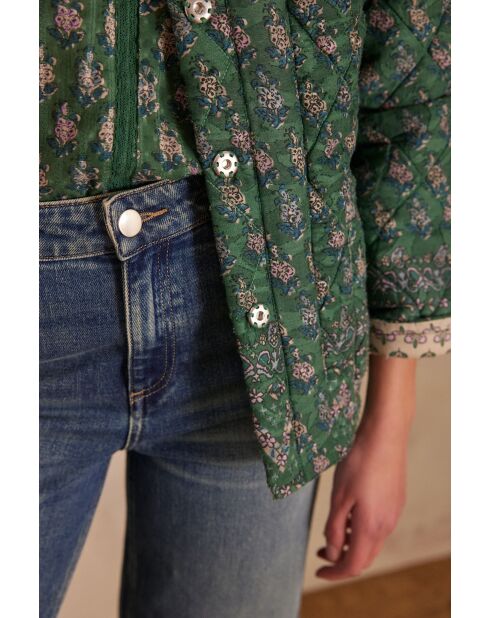 Grüne Jacke Caline B Imp aus Fichtenfell