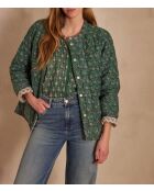 Grüne Jacke Caline B Imp aus Fichtenfell