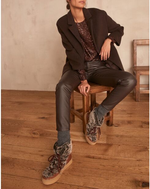 Sultan Fc dunkelbraune Hose