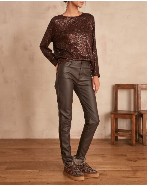 Sultan Fc dunkelbraune Hose