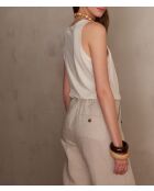 Ecru tanktop Rebel/Le