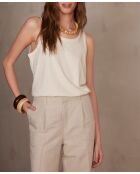 Ecru tanktop Rebel/Le