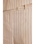 Ecru broek Layla P Stripe