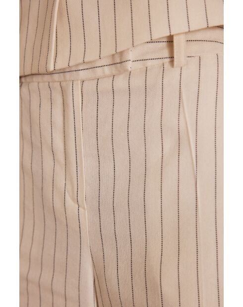 Ecru broek Layla P Stripe