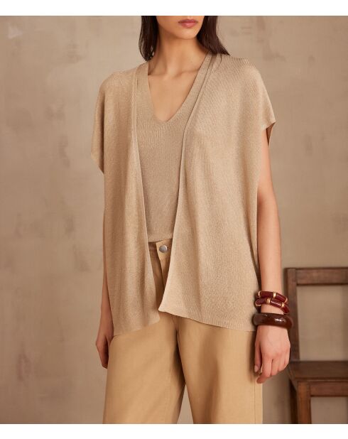 Gilet/cardigan beige Samantha