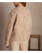 Caroline B Jacq beige jas