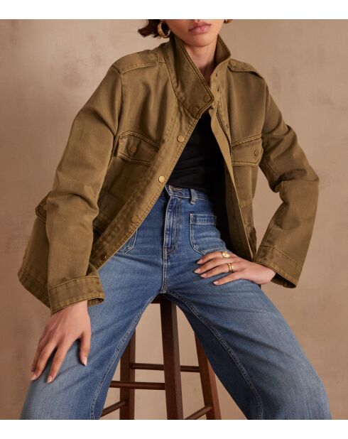 Chaqueta sobreteñida Claire B Leaf