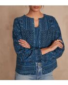 Leicht gewaschene Jacke mit Steppmuster Naty