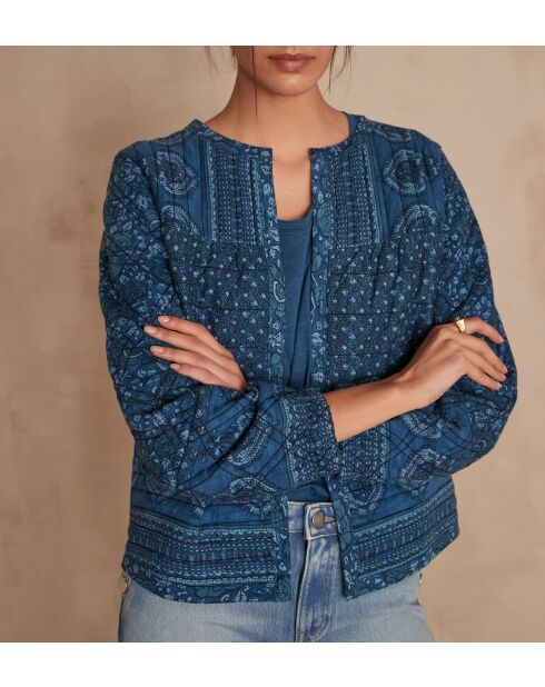 Leicht gewaschene Jacke mit Steppmuster Naty