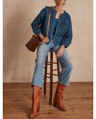 Leicht gewaschene Jacke mit Steppmuster Naty