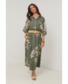 Chemise Adélia 100% Lin kaki