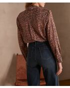 Blusa Colette Chimp small Fl rosa oscuro