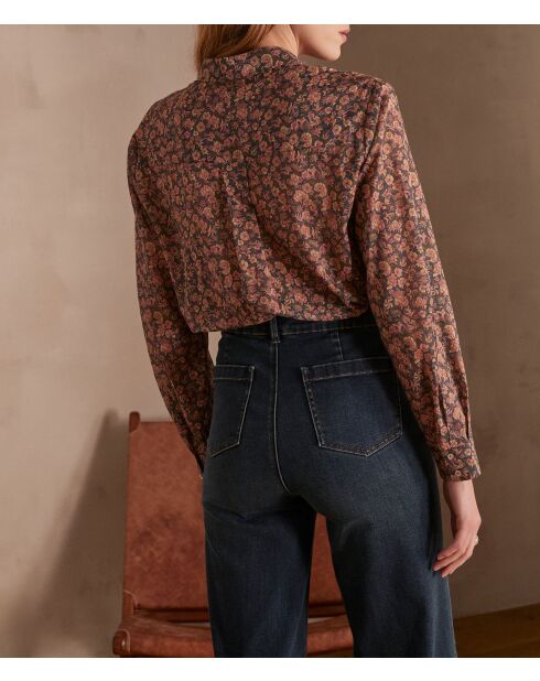 Blusa Colette Chimp small Fl rosa oscuro