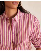 Blusa de rayas fucsia oscuro Colette Ch