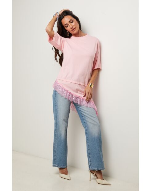 Tunique Saphira 100% Coton rose