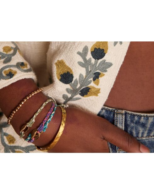 Ecru jack met geborduurde Cassi B